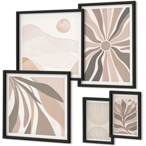 Coloray Framed Wall Pictures Set Cosy Interiors Stylish Nature Compositions Black Frame Coloray Framed Wall Pictures Set Cosy Interiors Stylish Nature Compositions Black Frame