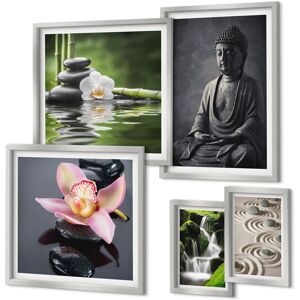Coloray Framed Pictures For Office The Relaxing Zen Atmosphere Of Nature Silver Frame Coloray Framed Pictures For Office The Relaxing Zen Atmosphere Of Nature Silver Frame