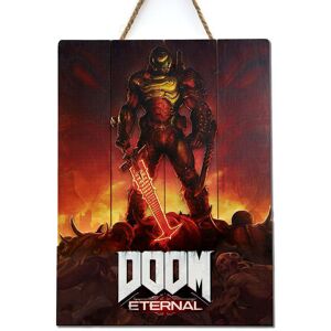 Doom Eternal Wooden Poster 30x40 Cm. Doctor Collector Doom Eternal Wooden Poster 30x40 Cm. Doctor Collector