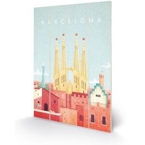 Henry Rivers (Barcelona) Official 40 X 59cm Wooden Wall Art Print Henry Rivers (Barcelona) Official 40 X 59cm Wooden Wall Art Print