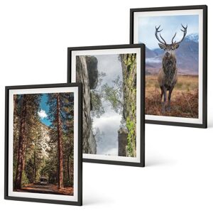 Coloray Framed Pictures Hallway Wall Decor Road Forest Mountains Deer Nature Black Frame Coloray Framed Pictures Hallway Wall Decor Road Forest Mountains Deer Nature Black Frame