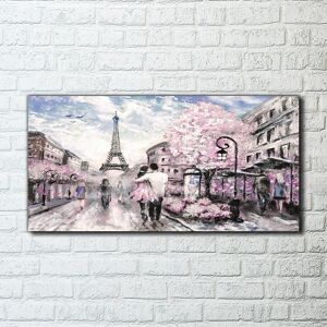 Coloray Canvas Print Photo Picture Painting Street View Of Paris European City 100x50 Coloray Canvas Print Photo Picture Painting Street View Of Paris European City 100x50