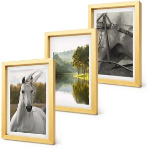 Coloray Framed Wall Pictures Set For Cosy Interiors White Horses River Nature Gold Frame Coloray Framed Wall Pictures Set For Cosy Interiors White Horses River Nature Gold Frame