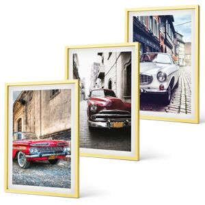 Coloray Picture Gallery Wall Set Modern Interiors Classic Cars In Cities Gold Frame Coloray Picture Gallery Wall Set Modern Interiors Classic Cars In Cities Gold Frame