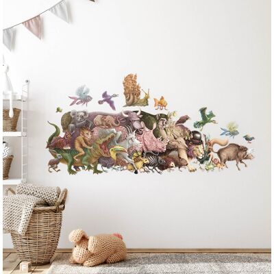 Coloray Decoration Decal Stickers Wall Kids Room Art Magical Animals In Pastel Graphics Coloray Decoration Decal Stickers Wall Kids Room Art Magical Animals In Pastel Graphics