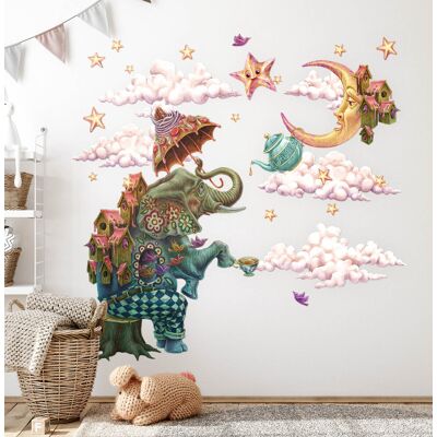 Coloray Decoration Decal Stickers Wall Kids Room Art Pastel Drawings Of Magical Animals Coloray Decoration Decal Stickers Wall Kids Room Art Pastel Drawings Of Magical Animals