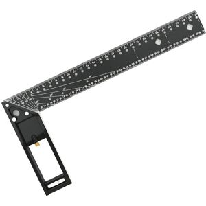 2x(Multi Functional Right Angle Ruler 45/90 Degree Hole Angle Ruler1048 2x(Multi Functional Right Angle Ruler 45/90 Degree Hole Angle Ruler1048