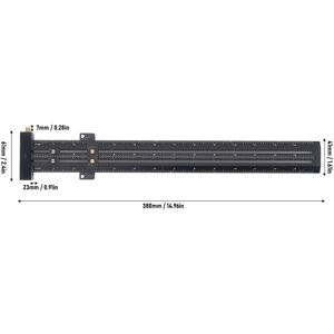 T Type Scribing Ruler Aluminum Alloy Multifunctional Portable Woodworking Ru Fis T Type Scribing Ruler Aluminum Alloy Multifunctional Portable Woodworking Ru Fis