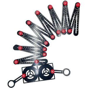 Eurowagens 16 Fold Multi Angle Measuring Ruler With Opening Locator Eurowagens 16 Fold Multi Angle Measuring Ruler With Opening Locator