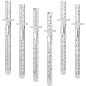 Eurowagens 6pcs Ruler With Detachable Clips Ruler Metric Ruler Stainless Steel Eurowagens 6pcs Ruler With Detachable Clips Ruler Metric Ruler Stainless Steel