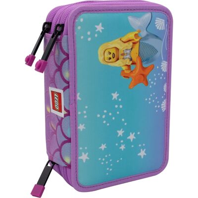 School Pencil Case 3 Zip Mermaid Complete Stationery Set Fila Lego School Pencil Case 3 Zip Mermaid Complete Stationery Set Fila Lego