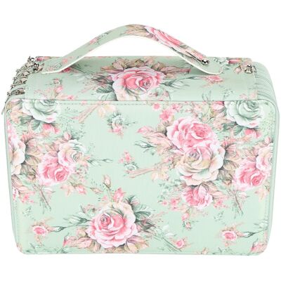 Pencil Case Rose Printed Multi Layer Zipper 252 Slots Portable Pen Holder S Sg Pencil Case Rose Printed Multi Layer Zipper 252 Slots Portable Pen Holder S Sg