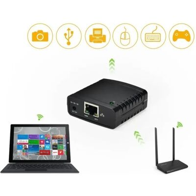 Wl-Nu78m41 Network Print Server Ethernet To Usb 2.0 10/100mbps Printer Adapter Wl-Nu78m41 Network Print Server Ethernet To Usb 2.0 10/100mbps Printer Adapter