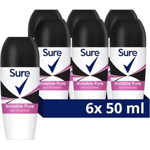 Unilever Sure Invisible Pure Anti-Perspirant Roll On For 48-Hour Sweat And Odour Protecti Unilever Sure Invisible Pure Anti-Perspirant Roll On For 48-Hour Sweat And Odour Protecti