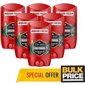 Old Spice Wolfthorn Deodorant Stick 48h Powerful Odor Defense Fresh Citrus 6-Pcs Old Spice Wolfthorn Deodorant Stick 48h Powerful Odor Defense Fresh Citrus 6-Pcs