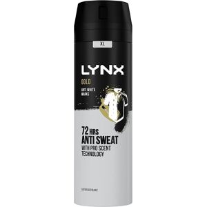 Lynx Gold Anti-Perspirant Deodorant Spray, 200 Ml Pack Of 6, 72 Hour Protection Lynx Gold Anti-Perspirant Deodorant Spray, 200 Ml Pack Of 6, 72 Hour Protection