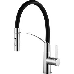 Peppermint Flexible Kitchen Taps With Pull Out Spray Black Chrome Kitchen Sink Mixer Tap W Peppermint Flexible Kitchen Taps With Pull Out Spray Black Chrome Kitchen Sink Mixer Tap W