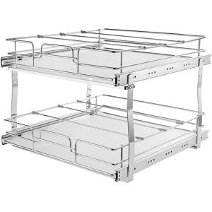 Vevor 2 Tier Pull Out Cabinet Organizer - Heavy Duty Sliding Shelves Vevor 2 Tier Pull Out Cabinet Organizer - Heavy Duty Sliding Shelves