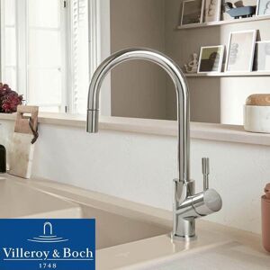 Villeroy & Boch Umbrella Flex Chrome Stainless Steel Pullout Kitchen Sink Tap Villeroy & Boch Umbrella Flex Chrome Stainless Steel Pullout Kitchen Sink Tap