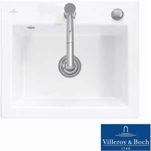 Villeroy & Boch Subway 60 S 1.0 Bowl White Ceramic Kitchen Sink - No Waste Villeroy & Boch Subway 60 S 1.0 Bowl White Ceramic Kitchen Sink - No Waste