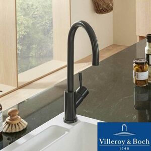 Villeroy & Boch Umbrella Anthracite Black Stainless Steel Kitchen Sink Mixer Tap Villeroy & Boch Umbrella Anthracite Black Stainless Steel Kitchen Sink Mixer Tap