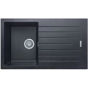 Cookology Pisa/bk Pisa Composite Granite Kitchen Sink And Drainer - Black Cookology Pisa/bk Pisa Composite Granite Kitchen Sink And Drainer - Black