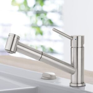 Villeroy & Boch Como Switch Brushed Stainless Steel Pullout Kitchen Sink Tap Villeroy & Boch Como Switch Brushed Stainless Steel Pullout Kitchen Sink Tap