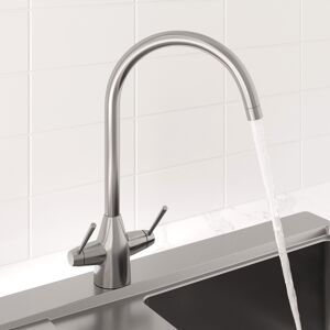 Sinkoro Modern Mono Kitchen Sink Mixer Tap - Brushed Nickel Sinkoro Modern Mono Kitchen Sink Mixer Tap - Brushed Nickel