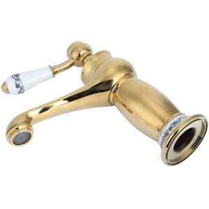 Stylish Antique Gold Brass Basin Faucet Hot And Cold Water Tap For Hotel Home Ba Stylish Antique Gold Brass Basin Faucet Hot And Cold Water Tap For Hotel Home Ba