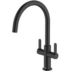 Mcalpine Teviot Dual Twin Lever Kitchen Mixer - Black Kt-Tev-Mb Mcalpine Teviot Dual Twin Lever Kitchen Mixer - Black Kt-Tev-Mb