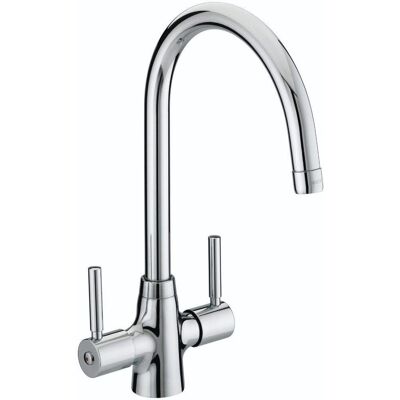 Bristan Monza Kitchen Sink Mixer Tap - Double Lever Chrome Bristan Monza Kitchen Sink Mixer Tap - Double Lever Chrome