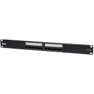 Tripp Lite Cat5e 12-Port 1u Rj45 Rackmount Patch Panel Tripp Lite Cat5e 12-Port 1u Rj45 Rackmount Patch Panel