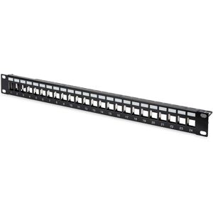 Digitus Ral 9005 Patch Panel Housing 1he For Keystone Module 24-Port / 48.3 Cm / Digitus Ral 9005 Patch Panel Housing 1he For Keystone Module 24-Port / 48.3 Cm /