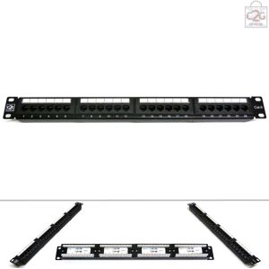 Comms2go Cat 6 Rj45 Gigabit Patch Panel 24 Way Port 1u 19” Network Comms Rack Mount Comms2go Cat 6 Rj45 Gigabit Patch Panel 24 Way Port 1u 19” Network Comms Rack Mount