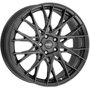 Alloy Wheel Dotz Fuji Grey For Kia Carens 8x18 5x114.3 Gunmetal 7da Alloy Wheel Dotz Fuji Grey For Kia Carens 8x18 5x114.3 Gunmetal 7da