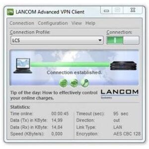 Lancom Systems Upgrade Advanced VPN Client 10 - License - VPN Software Lancom Systems Upgrade Advanced VPN Client 10 - License - VPN Software
