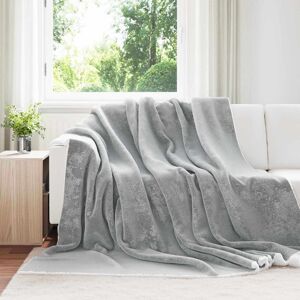 Vidaxl Throw Blanket Grey 240 X 270 Cm Fleece Vidaxl Throw Blanket Grey 240 X 270 Cm Fleece