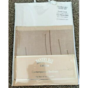 Bantry Bay Astee Cream Faux Suede Embroidery Double Bed Quilt / Duvet Cover Set. Rrp £39.99 Bantry Bay Astee Cream Faux Suede Embroidery Double Bed Quilt / Duvet Cover Set. Rrp £39.99