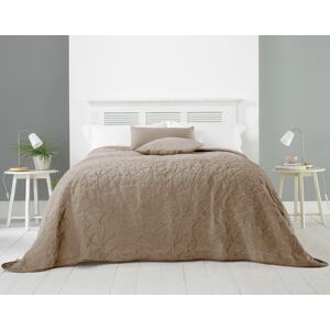 Country Club Velvet Quilted Bedspread Geometric Throwover Bed Throw Double King Taupe Mink Country Club Velvet Quilted Bedspread Geometric Throwover Bed Throw Double King Taupe Mink