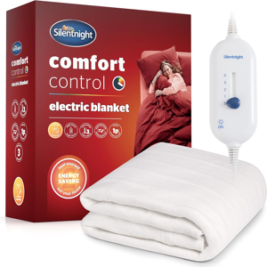 Silentnight Electric Blanket Heated Underblanket 3-Heat Single 135x72cm Silentnight Electric Blanket Heated Underblanket 3-Heat Single 135x72cm