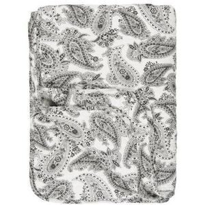 Patchwork Quilt White With Black Paisley Reversible By Ib Laursen Patchwork Quilt White With Black Paisley Reversible By Ib Laursen