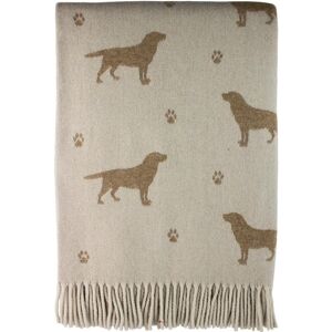 I Luv Ltd Large Luxury Merino Lambswool Bedspread Blanket Labrador Throw - Bran I Luv Ltd Large Luxury Merino Lambswool Bedspread Blanket Labrador Throw - Bran