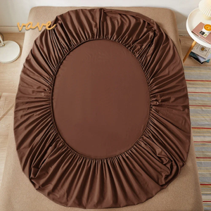 100% Cotton Fitted Sheet Elastic Non Slip Mattress Cover Single Double Bed 100% Cotton Fitted Sheet Elastic Non Slip Mattress Cover Single Double Bed