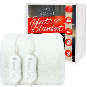 Cozynight Heated Blanket King Size Electric Mattress Cover Machine Washable Dual Control Cozynight Heated Blanket King Size Electric Mattress Cover Machine Washable Dual Control