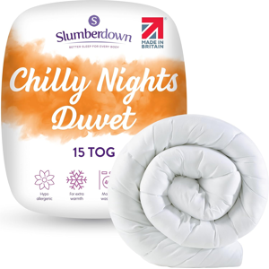 Slumberdown Chilly Nights Double Duvet - 15 Tog Extra Warm & Thick Heavyweight U Slumberdown Chilly Nights Double Duvet - 15 Tog Extra Warm & Thick Heavyweight U