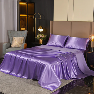 Does Not Apply Queen Size Satin Bed Sheets Set, 4 Pcs: Fitted Sheet, Flat Sheet, 2 Pillowcases Does Not Apply Queen Size Satin Bed Sheets Set, 4 Pcs: Fitted Sheet, Flat Sheet, 2 Pillowcases