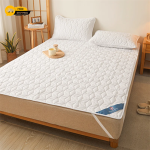 Does Not Apply Waterproof Mattress Topper With Elastic Band Quilted Protector Pad Bedspread Win Does Not Apply Waterproof Mattress Topper With Elastic Band Quilted Protector Pad Bedspread Win