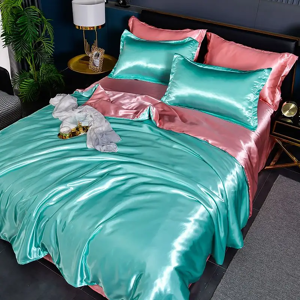 Does Not Apply Pure Satin Silky Bedding Set Luxury Queen King Size Bed Set Quilt Duvet Cover Li Does Not Apply Pure Satin Silky Bedding Set Luxury Queen King Size Bed Set Quilt Duvet Cover Li
