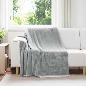 Vidaxl Throw Blanket Grey 150 X 200 Cm Fleece Vidaxl Throw Blanket Grey 150 X 200 Cm Fleece