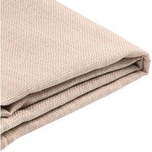 Beliani Bed Frame Cover Beige Fabric - Fitou - Bed Frame Cover Beliani Bed Frame Cover Beige Fabric - Fitou - Bed Frame Cover